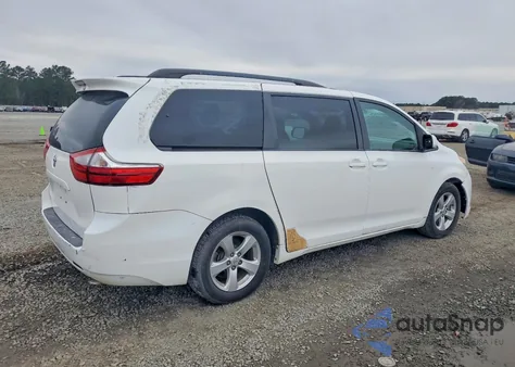 2015 Toyota Sienna Le из США, поврежденный, VIN 5TDKK3DC2FS654285